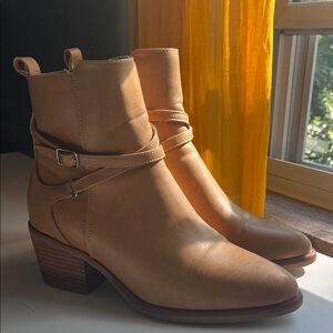 Brown Leather Ankle Boots